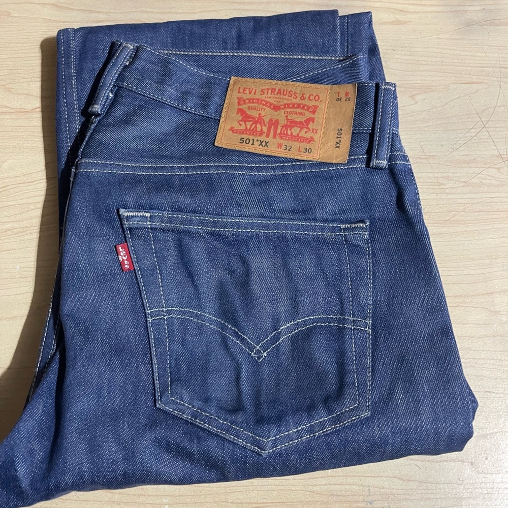 Levi's Men's Dark Blue Straight Jeans